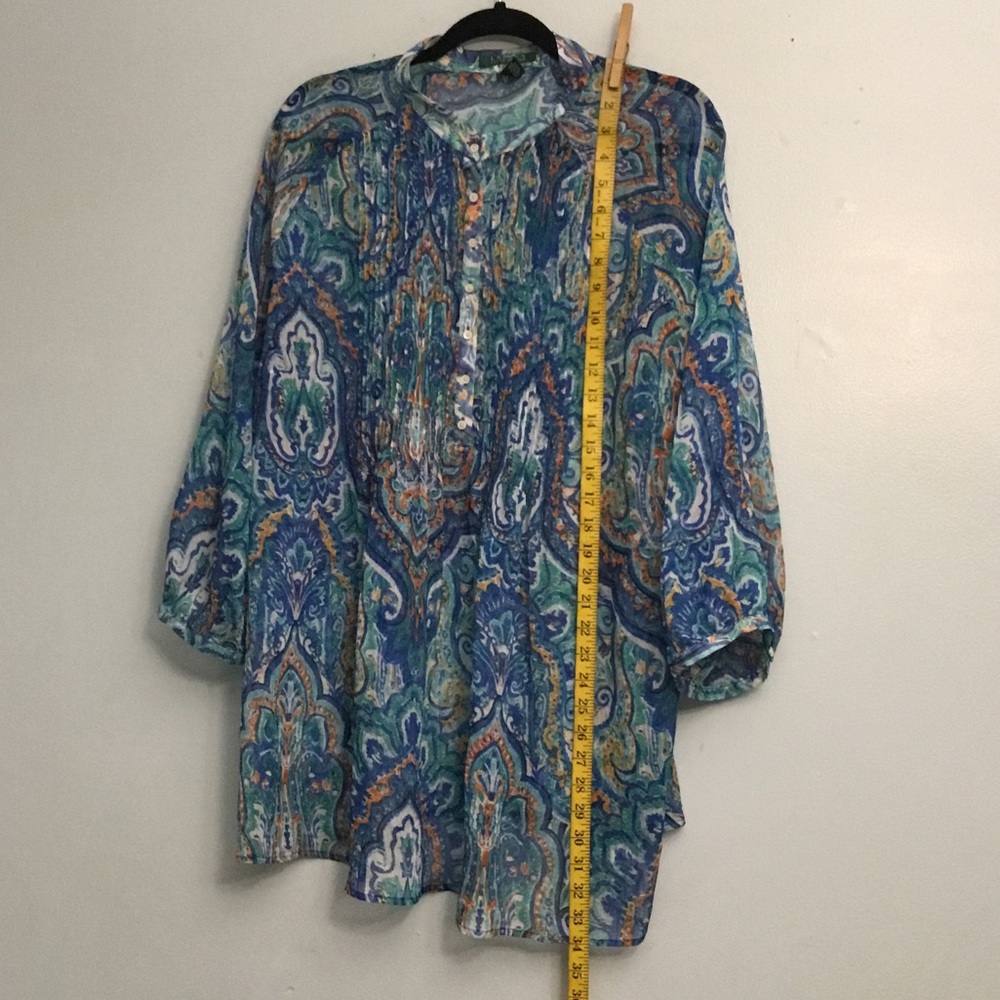 Lauren Ralph Lauren Multicolor Paisley Tunic